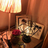 Creative table Lamp Fashion Diamond Hexagon Shape LED Night Lamp Bedside Lamp Bedroom Decoration Gift for Birthday Christmas D20