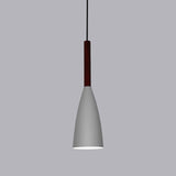 Aluminum Wood Pendant Lights, Home restaurant decor